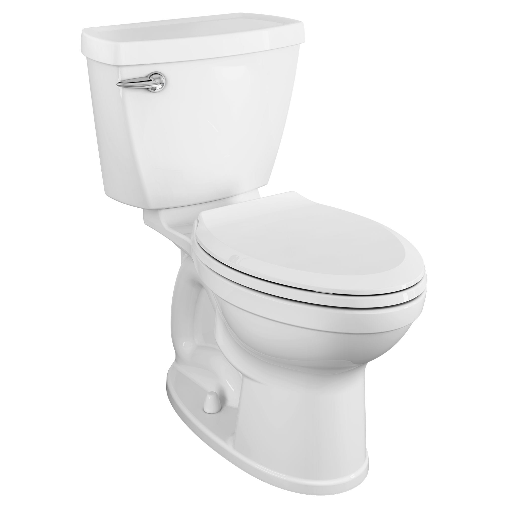 Titan 1.6 GPF/6.0 LPF Left Trip Lever Chair Height ElongatedFront Aquaguard Toilet with Seat